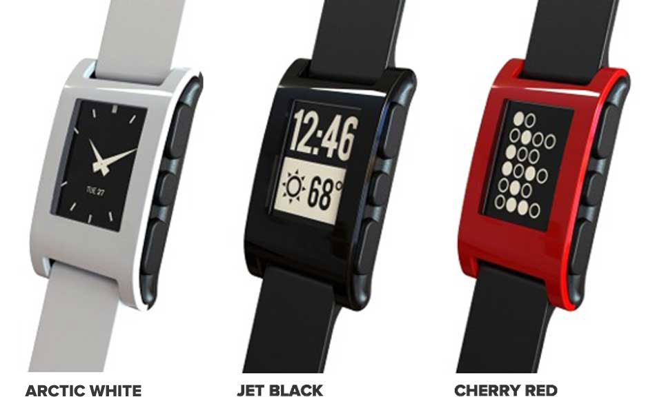 pebble e paper watch is the first smart watch built for the 21st